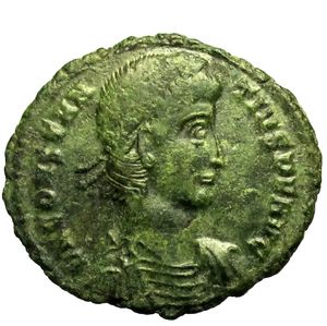obverse: Impero Romano. Costanzo II. 337-361 d.C. Maiorina.