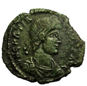 obverse: Impero Romano. Graziano. 367-383 d.C. Maiorina.