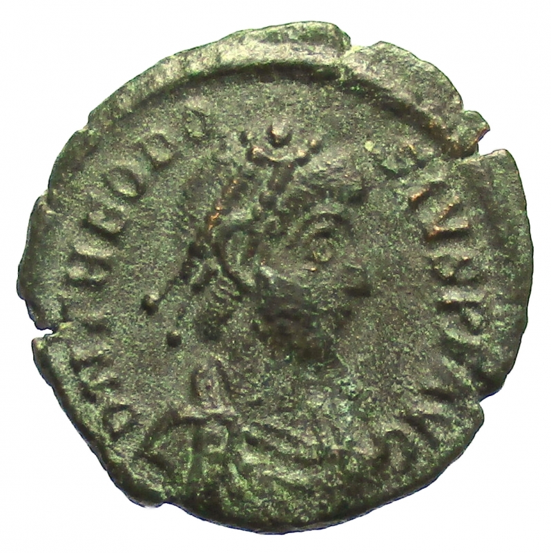 obverse: Impero Romano Teodosio I 379-395 d.C.