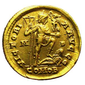 reverse: Impero Romano. Onorio 393-423 d.C. Ae