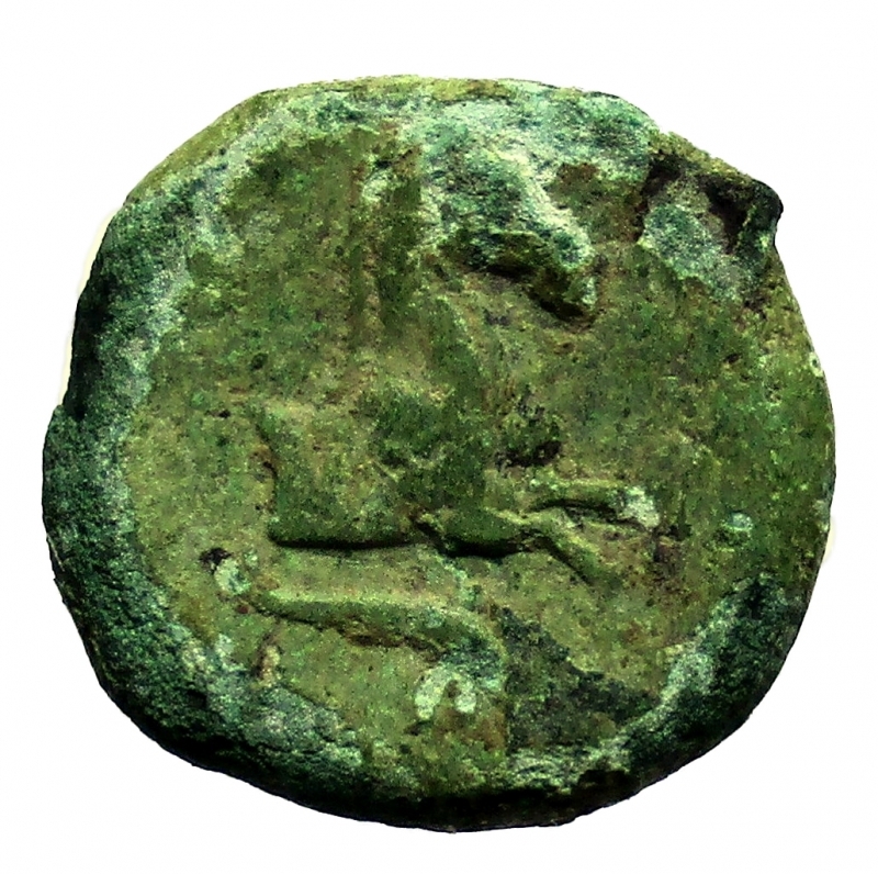 reverse: Mondo Greco. Sicilia Solus. 406-397 a.C.
