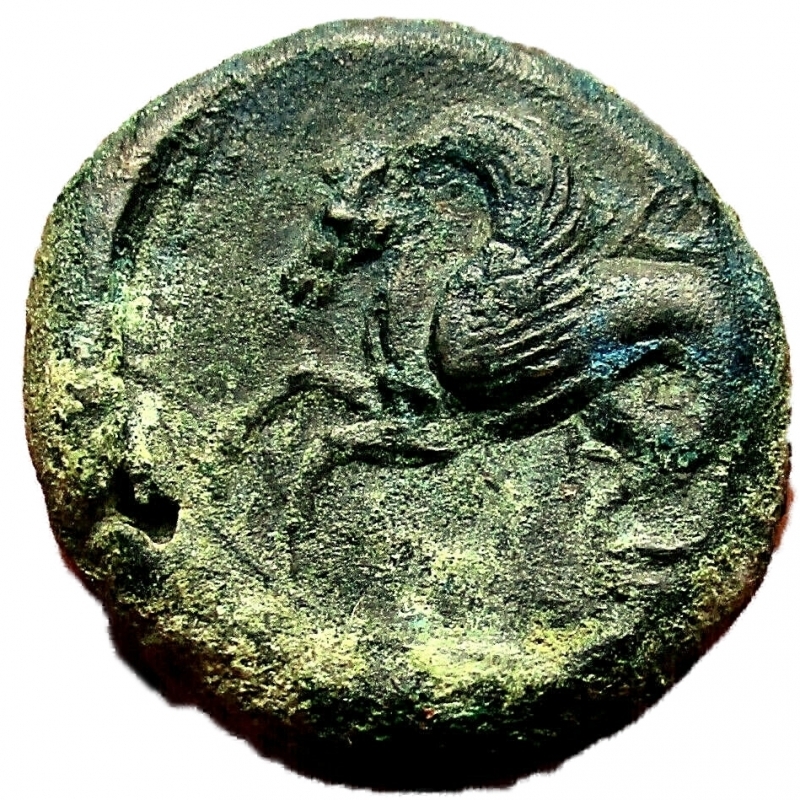 reverse: Mondo Greco. Sicilia. Siracusa. 409-395 a.C. Litra.