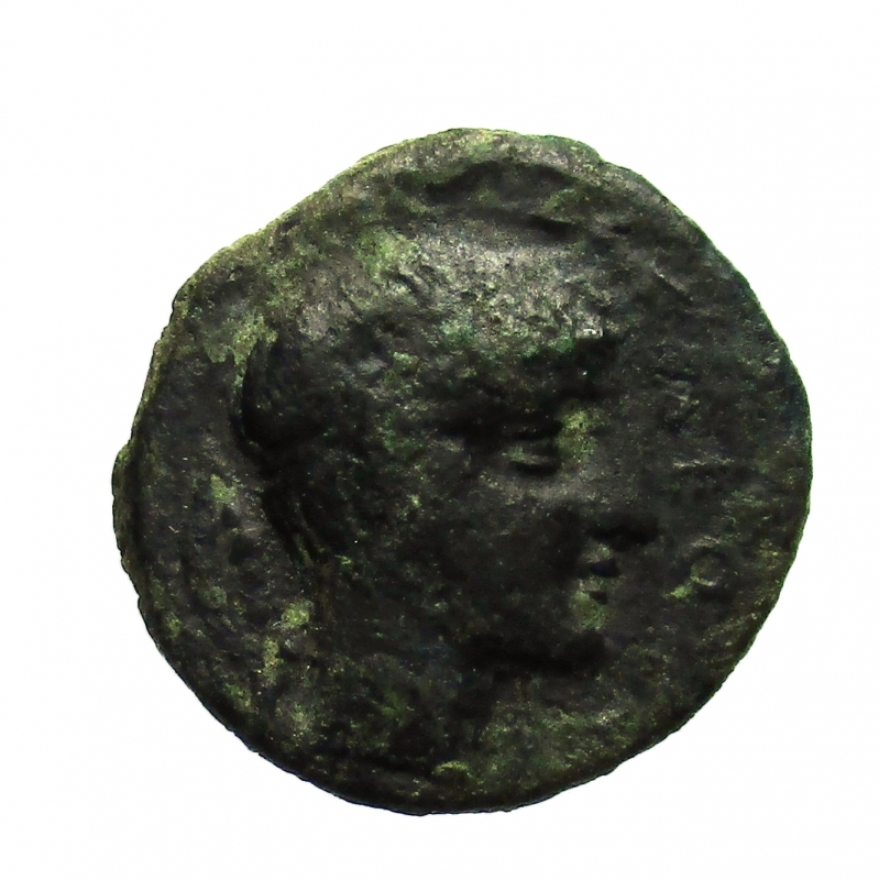 obverse: Mondo Greco. Sicilia. Leontini. 405-402 a.C.