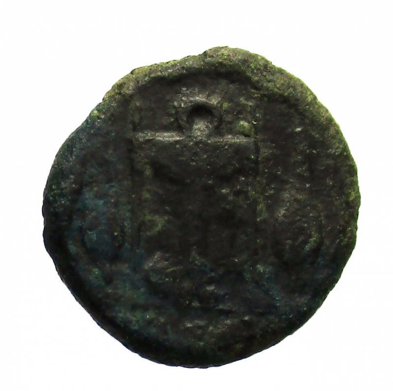 reverse: Mondo Greco. Sicilia. Leontini. 405-402 a.C.