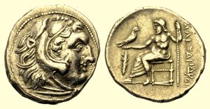 obverse: Mondo Greco. Macedonia. Alessandro III (336-323) Dracma 