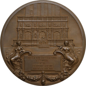 obverse: Medaglia 1912 per la riedificazione del campanile di San Marco a Venezia