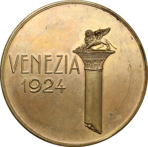 reverse: M.V.S.N.. Medaglia 1924 per l Esposizione Generale dell Industria e del Commercio di Venezia