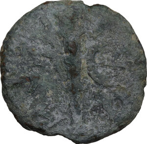 reverse: Etruria, Volaterrae. AE Cast Semis, 3rd century B.C