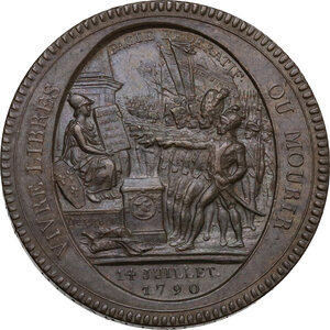 obverse: France.  First Republic. National Convention (1792-1795). . Monneron of 5 Sols (1792). Soho (Birmingham)