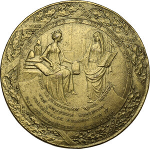 reverse: Netherlands. AE Medal 1783