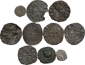 obverse: Lotto di dieci (10) monete prevalentemente dell italia meridionale