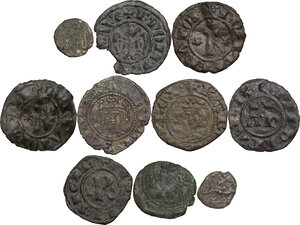 reverse: Lotto di dieci (10) monete prevalentemente dell italia meridionale