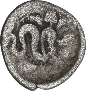 reverse: Central and Southern Campania, Allifae. AR Obol, 325-275 BC
