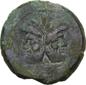 obverse: A. Caecilius.. AE As, c. 169-158 BC