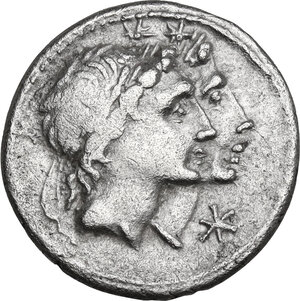 obverse: Mn. Fonteius. AR Denarius, 108-107 BC