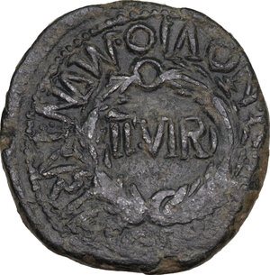reverse: Augustus (27 BC - 14 AD) .. AE Unit, Turiasu mint, Hispania