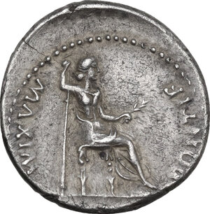 reverse: Tiberius (14-37 d.C.).. AR Denarius 