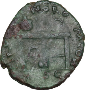 reverse: Nero (54-68).. AE Semis, Barbaric imitation of Lugdunum mint, 68 AD