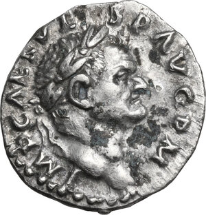 obverse: Vespasian (69-79).. AR Denarius, Rome mint, 70-72 AD
