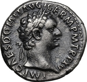 obverse: Domitian (81-96).. AR Denarius, 95-96