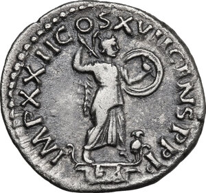 reverse: Domitian (81-96).. AR Denarius, 95-96