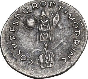 reverse: Trajan (98-117).. AR Denarius, 107-111