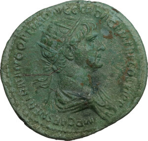 obverse: Trajan (98-117).. AE Dupondius, 114-117