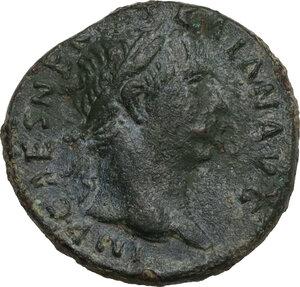 obverse: Trajan (98-117).. AE Semis, Rome mint, c. 99-105 AD