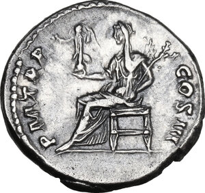 reverse: Hadrian (117-138).. AR Denarius, 119-122