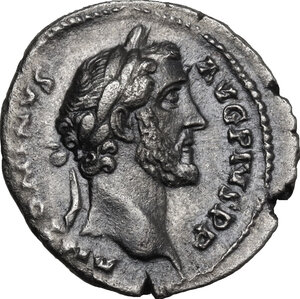 obverse: Antoninus Pius (138-161). AR Denarius, 140-143