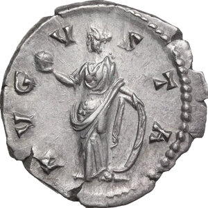 reverse: Diva Faustina I (after 141 AD).. AR Denarius