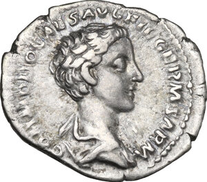obverse: Commodus as Caesar (175-177).. AR Denarius, 175-176 AD