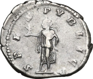 reverse: Commodus as Caesar (175-177).. AR Denarius, 175-176 AD