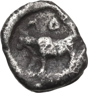 reverse: Northern Lucania, Posidonia. AR Hemiobol, c. 445-420 BC