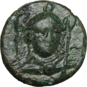 obverse: Southern Lucania, Heraclea. AE 14 mm. c.  281-278 BC