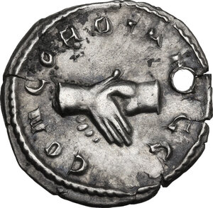 reverse: Herennius Etruscus as Caesar (251 AD).. AR Antoninianus, 250-251