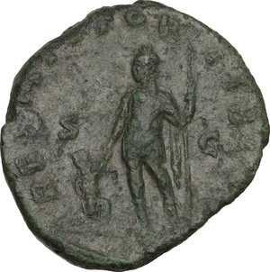 reverse: Valerian I (253-260).. AE Sestertius, Rome mint