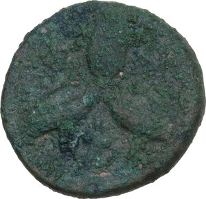 reverse: Southern Lucania, Metapontum. AE 12.5 mm., c. 300-250 BC