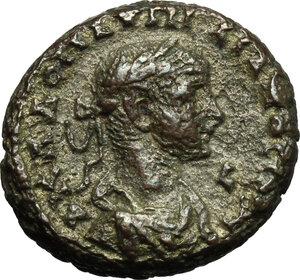 obverse: Aurelian with Vaballathus (270-275). BI Tetradrachm, Alexandria mint