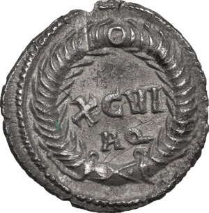 reverse: Diocletian (284-305).. AR Argenteus, Aquileia mint