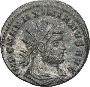 obverse: Maximian (286-310).. BI Antoninianus. Cyzicus mint, 293 AD