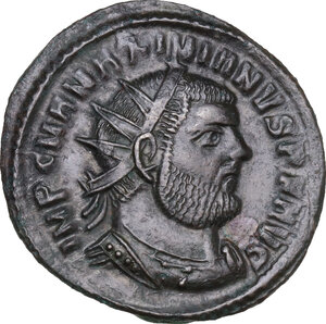 obverse: Maximian (286-310 AD).. BI Antoninianus, Cyzicus mint, 295-296 AD