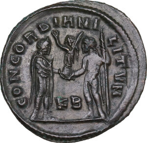 reverse: Maximian (286-310 AD).. BI Antoninianus, Cyzicus mint, 295-296 AD