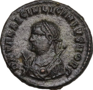 obverse: Licinius II, Caesar (317-324).. AE Follis, Cyzicus mint, 317-320 AD