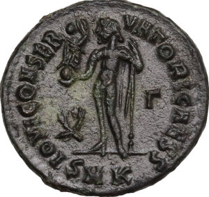 reverse: Licinius II, Caesar (317-324).. AE Follis, Cyzicus mint, 317-320 AD