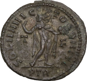 reverse: Constantine I (307-337).. AE Follis, Treveri mint, 310-315 AD