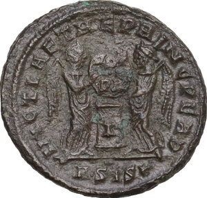 reverse: Constantine I (307-337).. AE Follis, Siscia mint, 319-320 AD