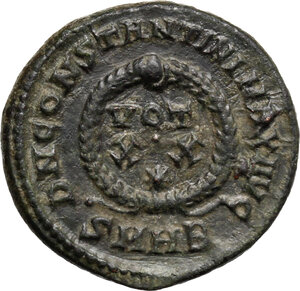 reverse: Constantine I (307-337).. AE Follis, Heraclea mint