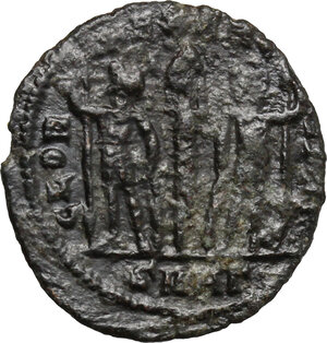 reverse: Constantine I (307-337).. AE Follis, Heraclea mint, 336-337 AD