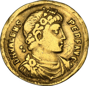 obverse: Valens (364-378).. AV Solidus. Antioch mint, struck AD 366-367